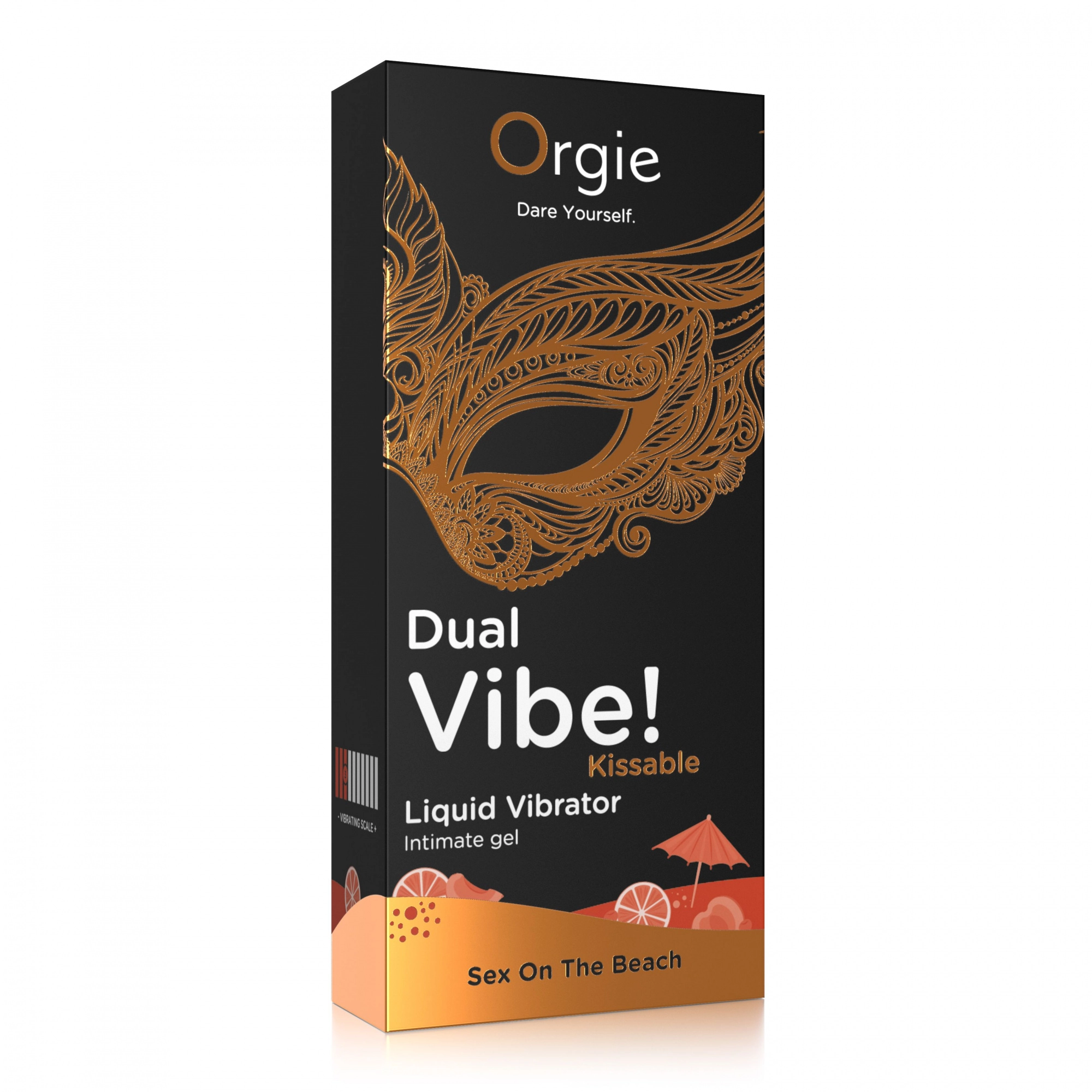 Съедобный гель с вибрацией Orgie Dual Vibe! Liquid Vibrator 15мл секс на пляже 17328 Эротик 43 (Erotic)